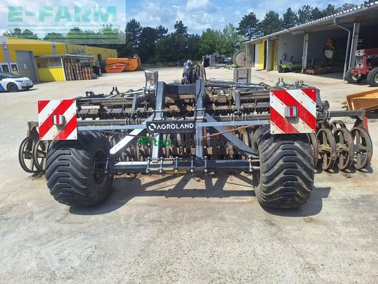 Grada de disco - Agroland - titanium heavy 500 mit fahrwerk