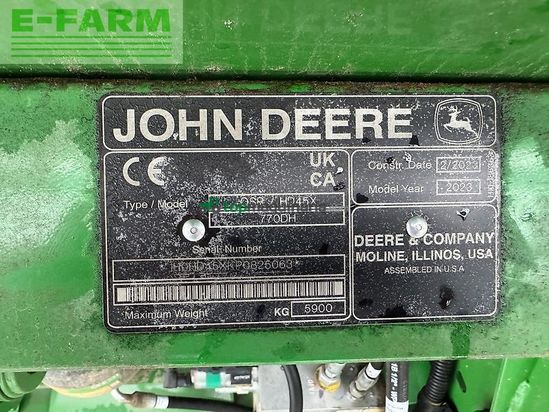 Cosechadora de Cereal - John Deere - x 1100