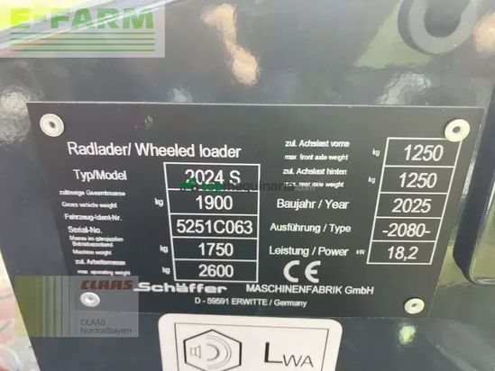 Minicargadora - Schaffer - 2024 s hoflader