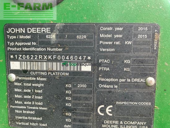 Cosechadora de Cereal - John Deere - W660 HM