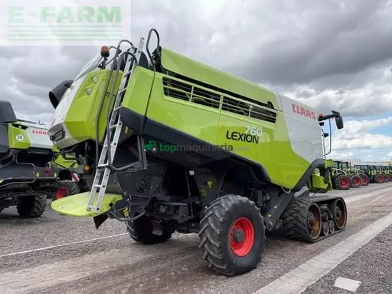 Cosechadora de Cereal - Claas - lexion 760 terra trac