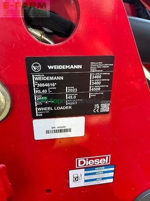 Minicargadora - Weidemann - 2080 rl40 radlader