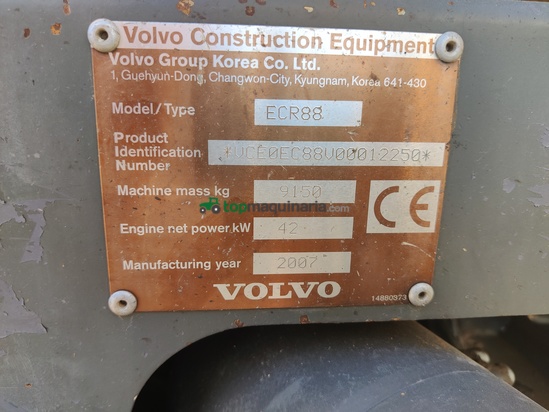 Excavadora - Volvo ECR 88