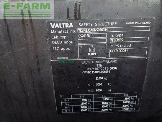 Tractor agrícola - Valtra - n135 active