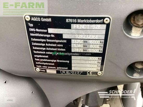 Tractor agrícola - Fendt - 930 vario