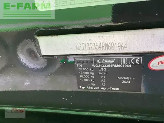 Cinta transportadora de forraje - Fliegl - ass 298 agro truck
