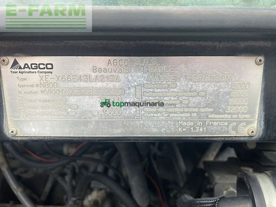 Tractor agrícola - Massey Ferguson - mf 7722