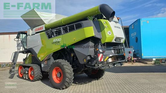Cosechadora de Cereal - Claas - lexion 8700 tt terratrac + v1080