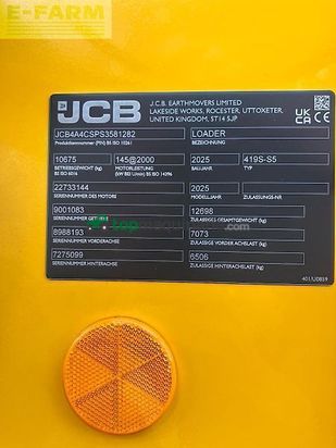 Minicargadora - JCB - 419 s