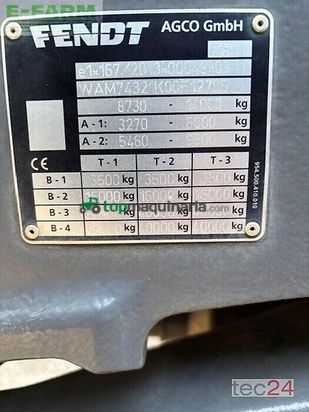 Tractor agrícola - Fendt - 724 s4 profi plus