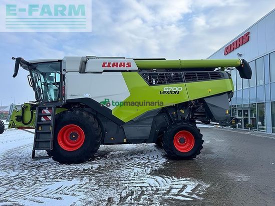 Cosechadora de Cereal - Claas - lexion 6700 + v930