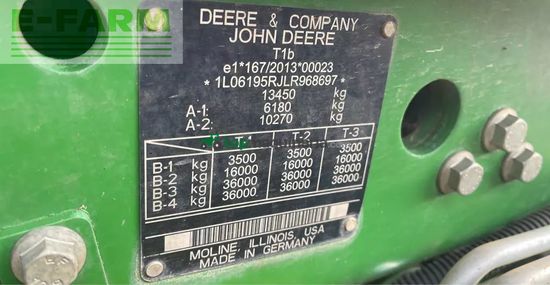 Tractor agrícola - John Deere - 6195r