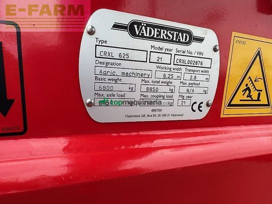 Grada de disco - Väderstad - carrier 625 xl