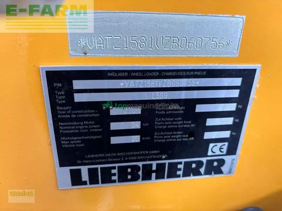 Minicargadora - Liebherr - l 509 stereo