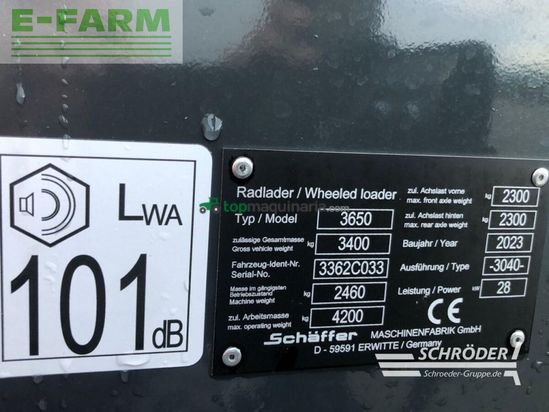 Minicargadora - Schaffer - 3650