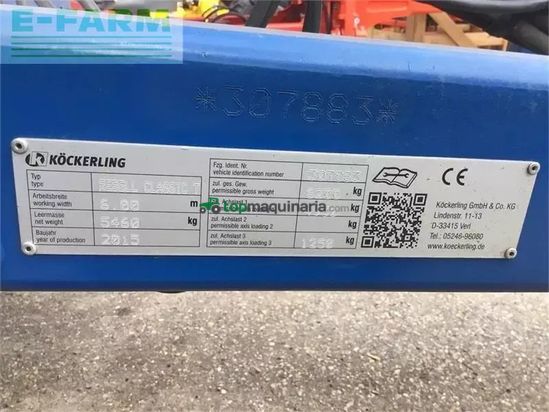 Grada rotativa -  - rebell classic t 600 apv spreder - efterharve