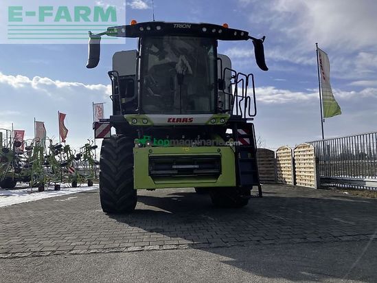 Cosechadora de Cereal - Claas - trion 750 + v770