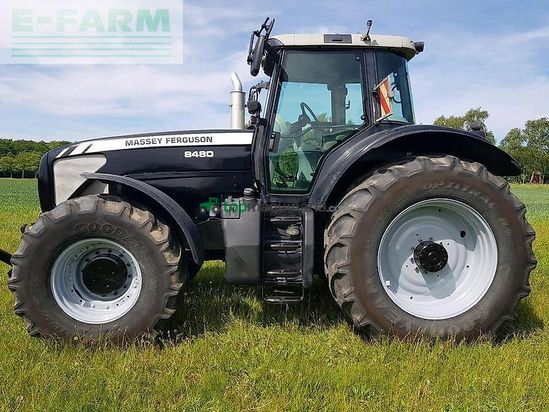 Tractor agrícola -  - traktor mf 8480 / neuer triebsatz, frontzapfwelle