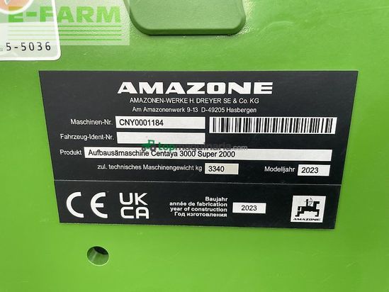 Sembradora - Amazone - centaya 3000 super + kg 3001 super