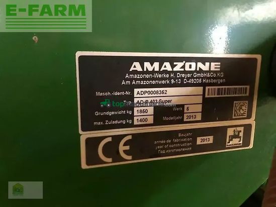 Combinado de siembra - Amazone - kg400s + adp403s + wagen
