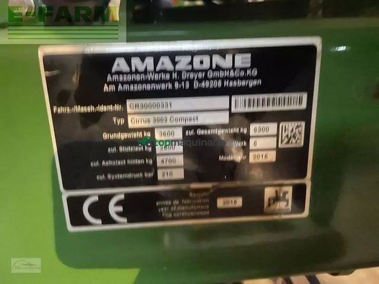 Sembradora - Amazone - cirrus 3003 compact