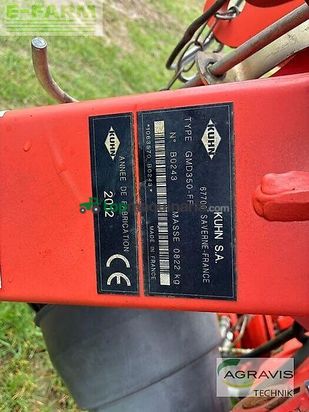 Cortacésped manual - Kuhn - gmd 350 ff