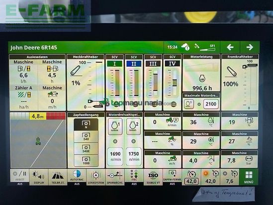 Tractor agrícola - John Deere - 6145 r