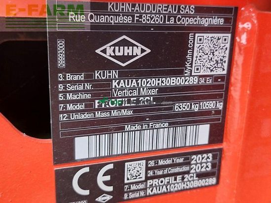 Remolqu esparcidor - Kuhn - profile 22.2 cl