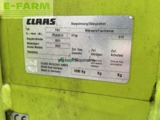 Cortacésped manual - Claas - disco 4000 contour claas