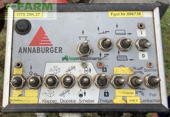 Cuba de purin - Annaburger - hts 29k.27 tridem - güllefass bj. 2013