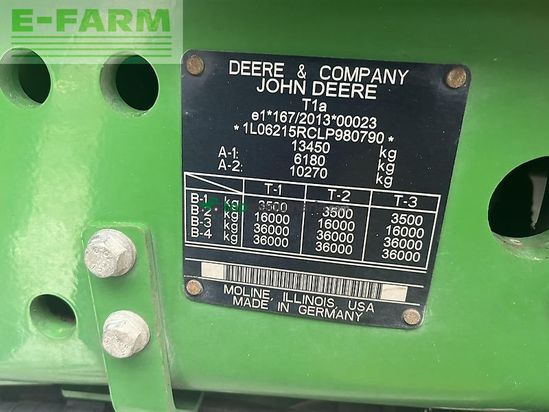 Tractor agrícola - John Deere - 6215r