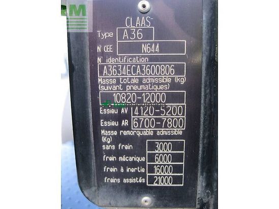 Tractor agrícola - Claas - arion 650 cis CIS