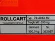 Remolqu agrícola -  - rollcart b-frame