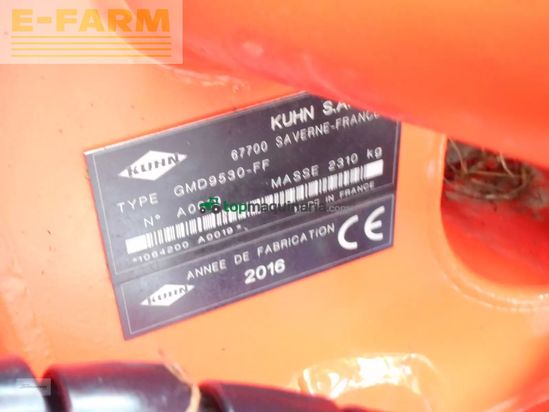 Cortacésped manual - Kuhn - gmd 9530 ff