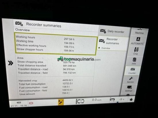 Cosechadora de Cereal - Claas - TRION 750