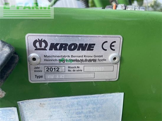 Henificador - Krone - kw 8.82