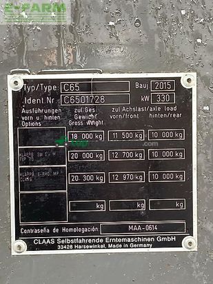 Cosechadora de Cereal - Claas - lexion 750 - v770 vario