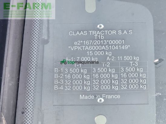 Tractor agrícola - Claas - axion 870 cmatic cebis