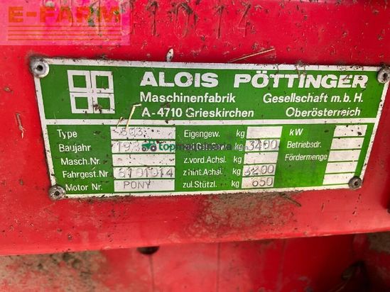 Cinta transportadora de forraje - Pöttinger - pony iii