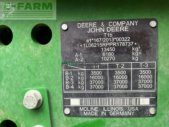 Tractor agrícola - John Deere - 6r215