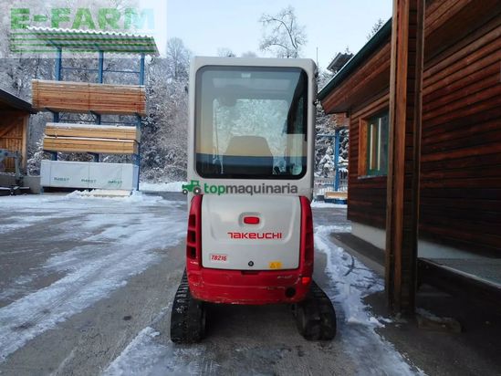 Excavadora - Takeuchi - tb 216 ( 1.865kg ) powertilt + 3 löffel