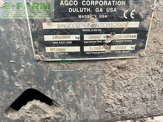 Tractor agrícola - Challenger - mt765b rupstractor + rtk gps