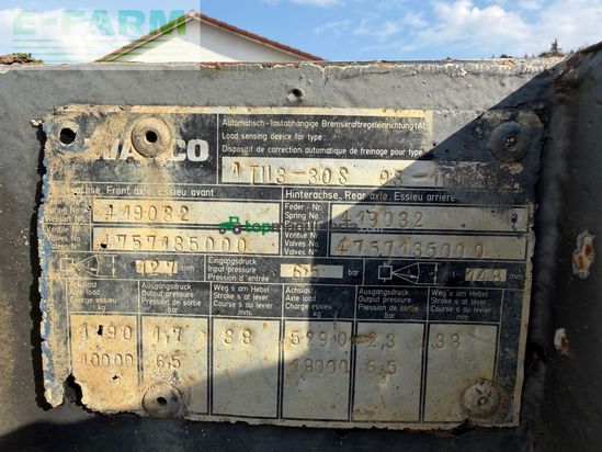 Remolqu agrícola -  - bauer atu3-30s