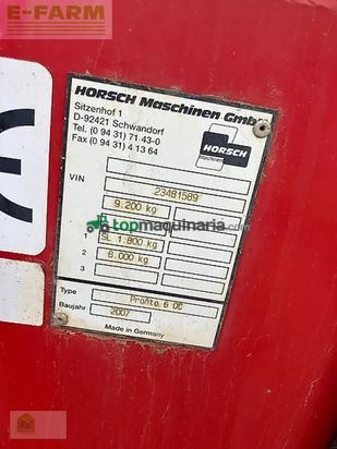 Combinado de siembra - Horsch - pronto 6 dc