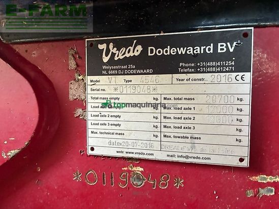 Tractor agrícola - Vredo - vt4546