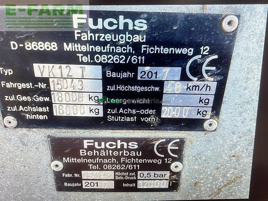 Cuba de purin - Fuchs - vk 12t