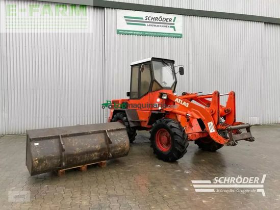 Minicargadora - Atlas - ar 62 e + schaufel + palettengabel