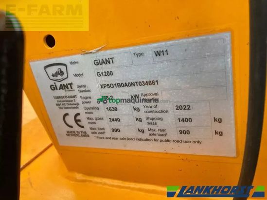 Minicargadora - Giant - g 1200