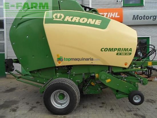 Empacadora gigant - Krone - rundballenpresse comprima v180xc