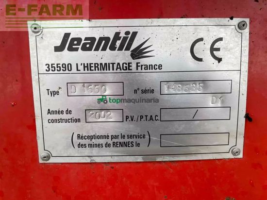 Remolqu esparcidor - Jeantil - désileuse d1650 . jeantil